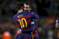 ميسي لايعاني من إصابة في عضلة الفخذ