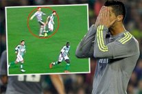 رونالدو يجدد اعتداءاته على المنافسين ويفلت من العقاب