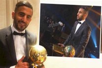 رياض محرز يتوج بالكرة الذهبية لأفضل لاعب جزائري