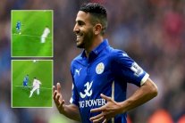 محرز يبهر الإنكليز بمراوغة رائعة على طريقة رونالدينيو