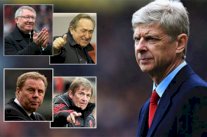 فينغر عاصر 232 مدربًا في الدوري الإنكليزي خلال إشرافه على آرسنال