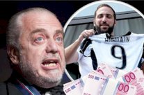 دي لاورنتيس يكشف : عرضت على هيغوايين أموالاً أكثر من يوفنتوس