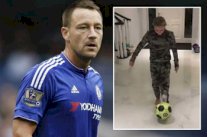 مقطع فيديو يظهر موهبة كروية واعدة في عائلة جون تيري