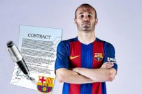 برشلونة يخطط للاحتفاظ بإنييستا مدى الحياة 