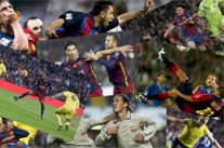 أهداف ميسي ورونالدو ورونالدينيو تدخل قائمة الأفضل في تاريخ برشلونة