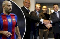 رسمياً : برشلونة يمدد عقد ماسكيرانو حتى عام 2019