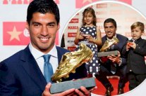 هداف الليغا لويس سواريز يتسلم جائزة