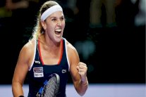 تشيبولكوفا تقصي هاليب وتلحق بكيربر إلى نصف نهائي الماسترز