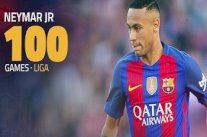 نيمار يدخل نادي الـ 100 مباراة بقميص برشلونة في الدوري الإسباني