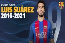 سواريز يمدد عقده مع برشلونة حتى 2021 والتوقيع الجمعة
