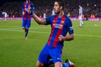 لويس سواريز يتفوق على أساطير برشلونة ويقترب من المئوية