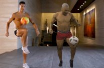 البرازيلي راتو يقلد كريستيانو رونالدو في كل شيء 