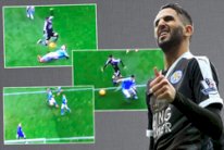 محرز يتلاعب بدفاع