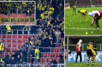 جماهير دورتموند تحتج على رفع أسعار التذاكر بإلقاء كرات التنس