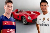 مزايدة بين ميسي ورونالدو على أغلى سيارة في العالم