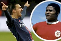 إبراهيموفيتش يعادل رقم أوزيبيو في عدد أهداف دوري الأبطال