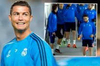رونالدو وزملائه يتهكمون على طريقة تسديد ميسي ركلة الجزاء !