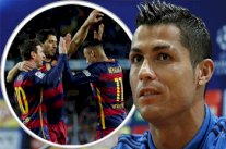 أسئلة الصحفيين حول صداقة ثلاثي برشلونة تثير غضب رونالدو