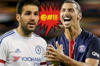 مشادة كلامية بين إبراهيموفيتش وفابريغاس في لقاء 