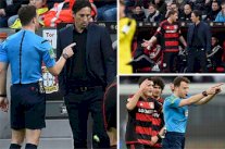 حكم مباراة دورتموند وليفركوزن يغادر الملعب لسبب غريب