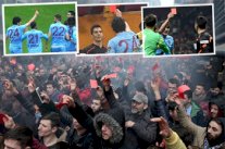 جماهير طرابزون سبور تشهر البطاقة الحمراء في وجه 