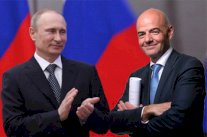 الرئيس الروسي يهنىء انفانتينو بعد انتخابه رئيسا لـ 