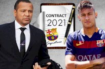 والد نيمار ينفي تجديد ابنه عقده مع برشلونة 