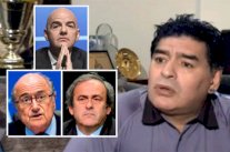 مارادونا يهاجم رئيس الفيفا الجديد ويصفه بـ
