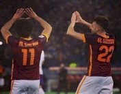 صلاح والشعراوي يحتفلان بإسقاط الفيولا بعلامة 