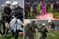 إلغاء النسخة الحالية من كأس اليونان بعد أعمال عنف وشغب