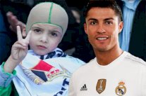 الطفل الفلسطيني دوابشه وصل إلى مدريد للقاء نجوم الريال