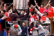 الصحافة الإسبانية تتهم مشجعي أرسنال باهانة متسولي برشلونة