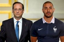 الرئيس هولاند يعارض استبعاد بنزيمة من منتخب فرنسا