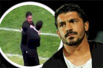 المدرب الإيطالي غاتوزو يعتدي على مساعده الفني !