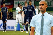 غوارديولا سعيد لفوز فولفسبورغ وسقوط ريال مدريد