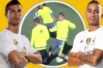 دانييلو يثير حفيظة رونالدو بـ (كوبري) في تدريبات ريال مدريد