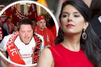 زوجة مالك ليفربول تثير مخاوف الجماهير بـ 