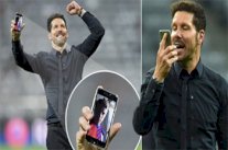 تأهل أتلتيكو... فأشرك سيميوني نجله في الاحتفالات مباشرة!