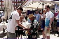 تصرفات مشينة لجماهير مانشستر سيتي في مدريد