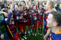 برشلونة بطلاً لإسبانيا ونابولي وصيفاً للكالتشيو وروما ثالثاً