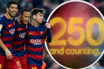 ثلاثي برشلونة على بعد هدف واحد من بلوغ الهدف الـ 250