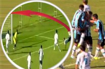 طفل برازيلي يسجل هدفاً على طريقة 