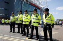 الطرد المشبوه في ملعب مانشستر غرض منسي تابع لشركة امن خاصة