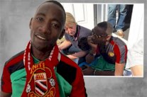 أنصار مانشستر يونايتد يعوضون المشجع الإفريقي المنحوس