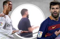 بيكيه يتهكم على رونالدو في احتفالات برشلونة باللقب