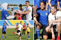 نجم أرسنال وألمانيا أوزيل يزور مخيم الزعتري في الأردن