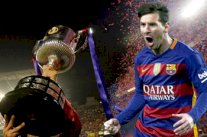 ميسي سجل لبرشلونة 4 أهداف في 3 نهائيات بمسابقة كأس الملك