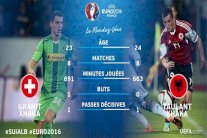 بطاقة سويسرا وألبانيا الكروية 