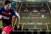 سواريز خارج التشكيلة المثالية للاعبي أميركا الجنوبية في أوروبا