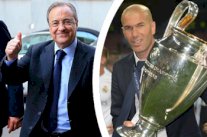 بيريز يجدد الثقة في زيدان ويمدد عقده حتى عام 2018